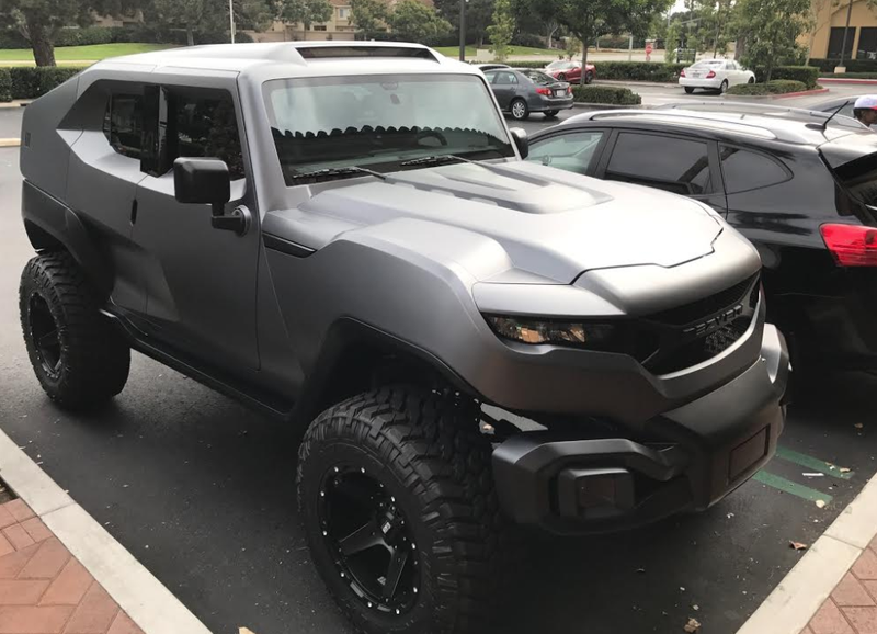 Illustration for article titled Here's Some Leaked Pics Of Rezvani's New 'Tactical Urban Weapon' SUV (UPDATED)